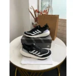 First Copy Adidas Ultraboost 23 Light Black White Shoes For Men (CSO1867)