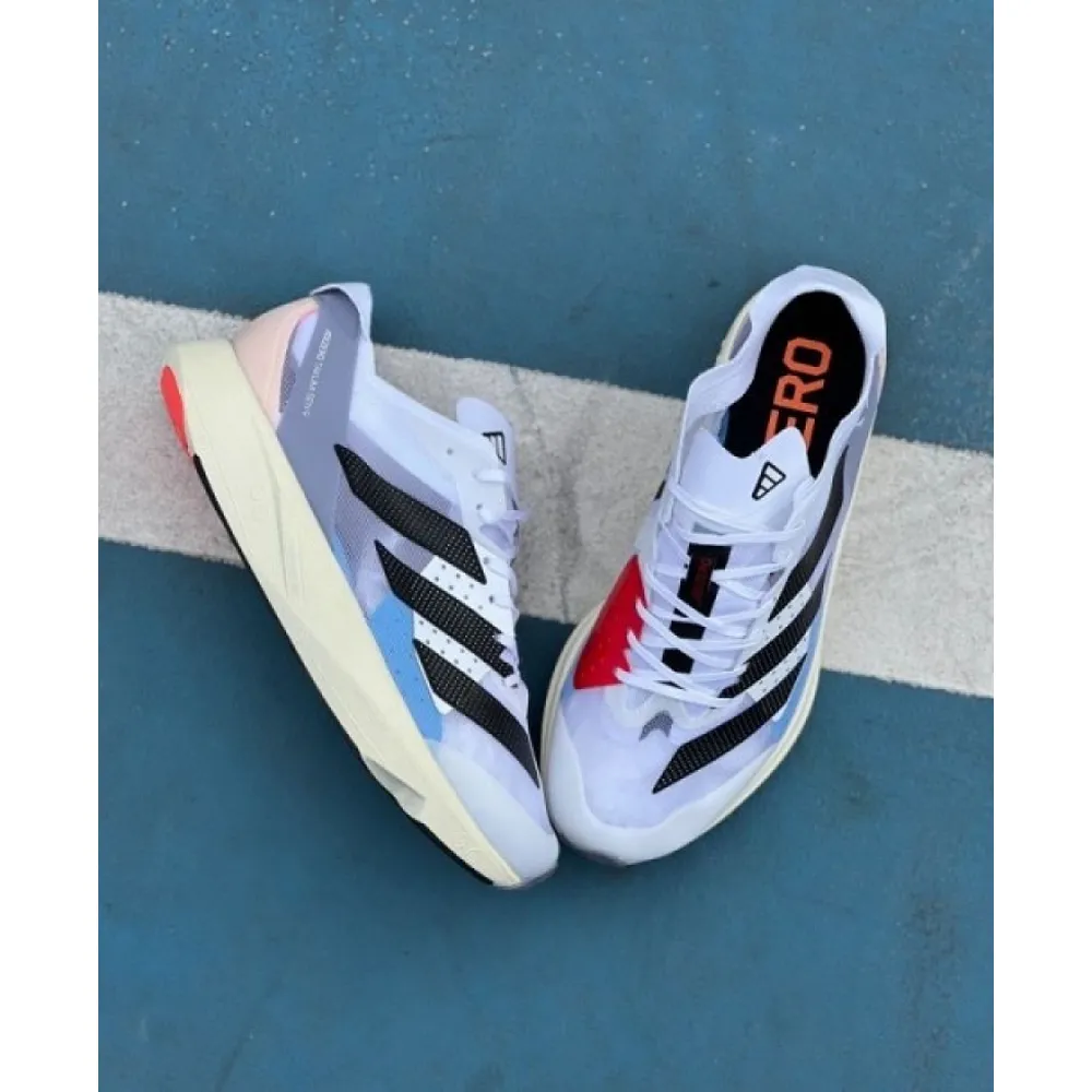 First Copy Adizero Takumi Sen 9 White Grey Black Shoes For Men (CSO1868)