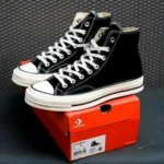 First Copy Converse Chuck Taylor 70s High Black Shoes For Men (FT1145)