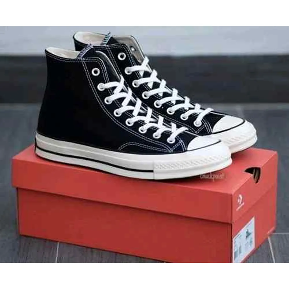 First Copy Converse Chuck Taylor 70s High Black Shoes For Men (FT1145)