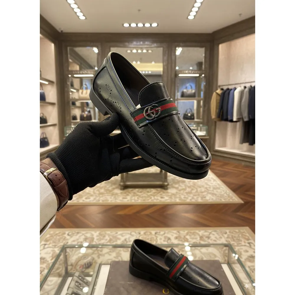 First Copy Gucci Loafer Brown For Men (LAB1536)