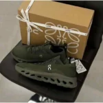 First Copy Loewe X On Cloudtilt 2 Olive Green Shoes For Men (FT1126)
