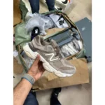 First Copy New Balance 9060 Mushroom Brown Shoes For Men (FT1153)