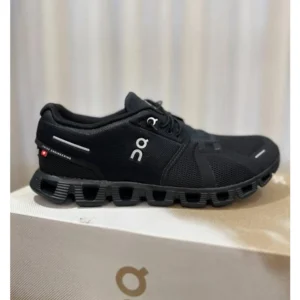 First Copy On Cloud 5 Waterproof Running Full Black Shoes For Men (FT1176)