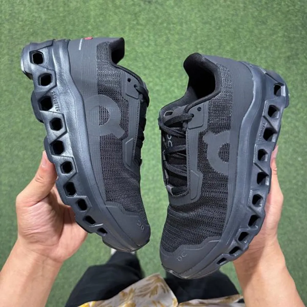 First Copy On Cloudmonster Void All Black Shoes For Men (FT1157)