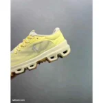 First Copy On Running Cloud Venture X Loewe Yellow Tan Grey Shoes For Men (BSF1049)