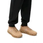 First Copy On Running X Loewe Cloudtilt Dark Sand Sneakers For Men (FT1142)