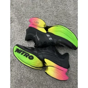 First Copy Puma Fastroid Nitro Black Multi Shoes For Men (FT1300)