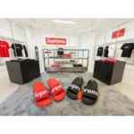 First Copy Supreme Slippers Red For Men (LAB1397)