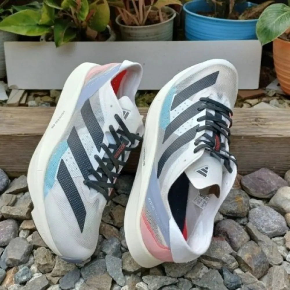 Premium Adizero Takumi Sen 9 White Grey Black Shoes For Men (CSO1868)