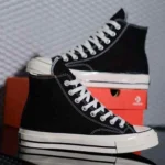 Premium Converse Chuck Taylor 70s High Black Shoes For Men (FT1145)