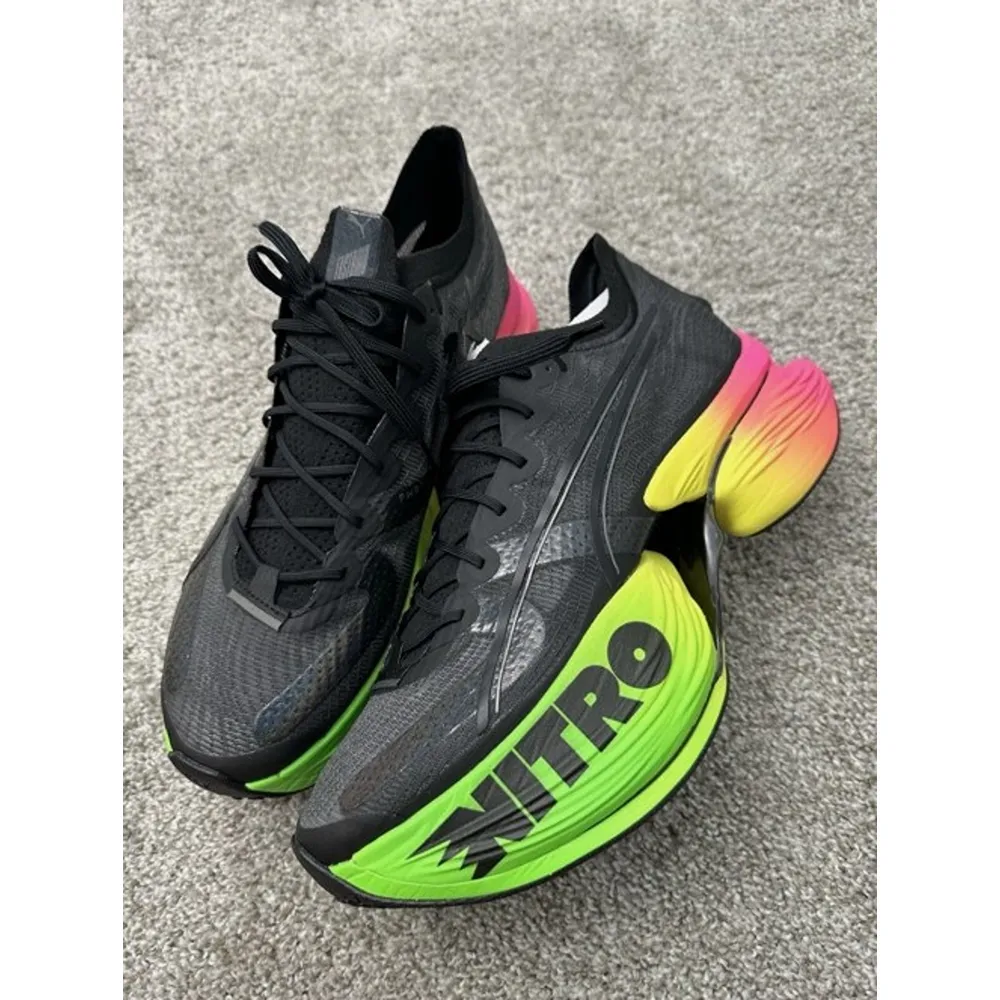 Premium Puma Fastroid Nitro Black Multi Shoes For Men (FT1296)