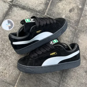Premium Puma Suede Xl Black Silver Shoes For Men (CSO1886)