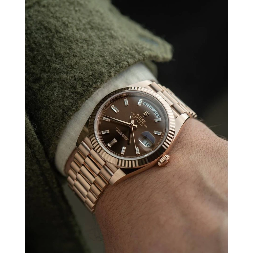 Rolex Oyster Watch Perpetual Day Date 40 Battery Working Like Automatic For Men (CSO1633) Rolex Oyster Watch Perpetual Day Date 40 Battery Working Like Automatic For Men (CSO1633)