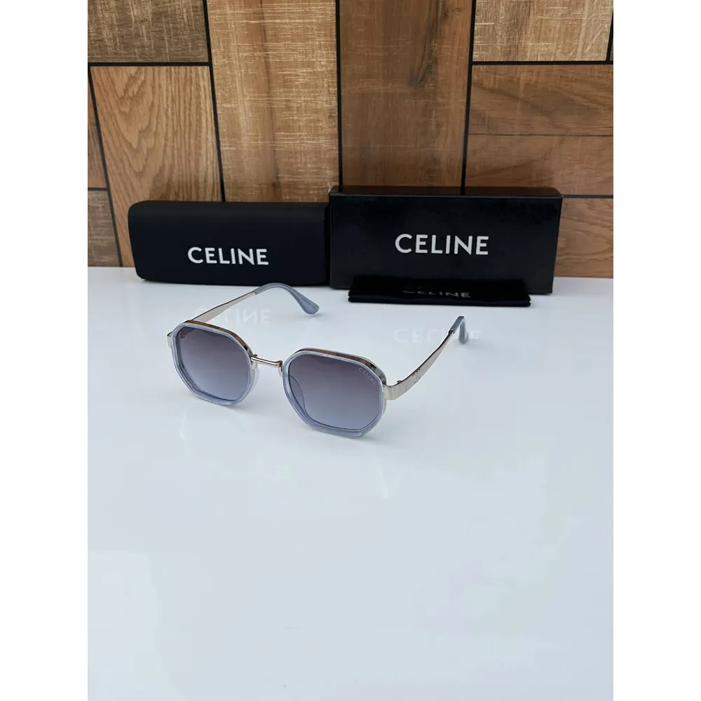 Stylish Celine Sunglasses Silver Blue (CSO1736) Stylish Celine Sunglasses Silver Blue (CSO1736)