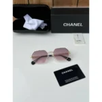 Stylish Chanel Sunglasses Gold Pink (CSO1762)