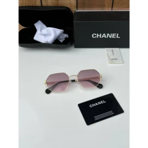 Stylish Chanel Sunglasses Gold Pink (CSO1762)