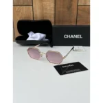 Stylish Chanel Sunglasses Gold Pink (CSO1762)