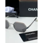 Stylish Chanel Sunglasses Silver Black (MGC103)