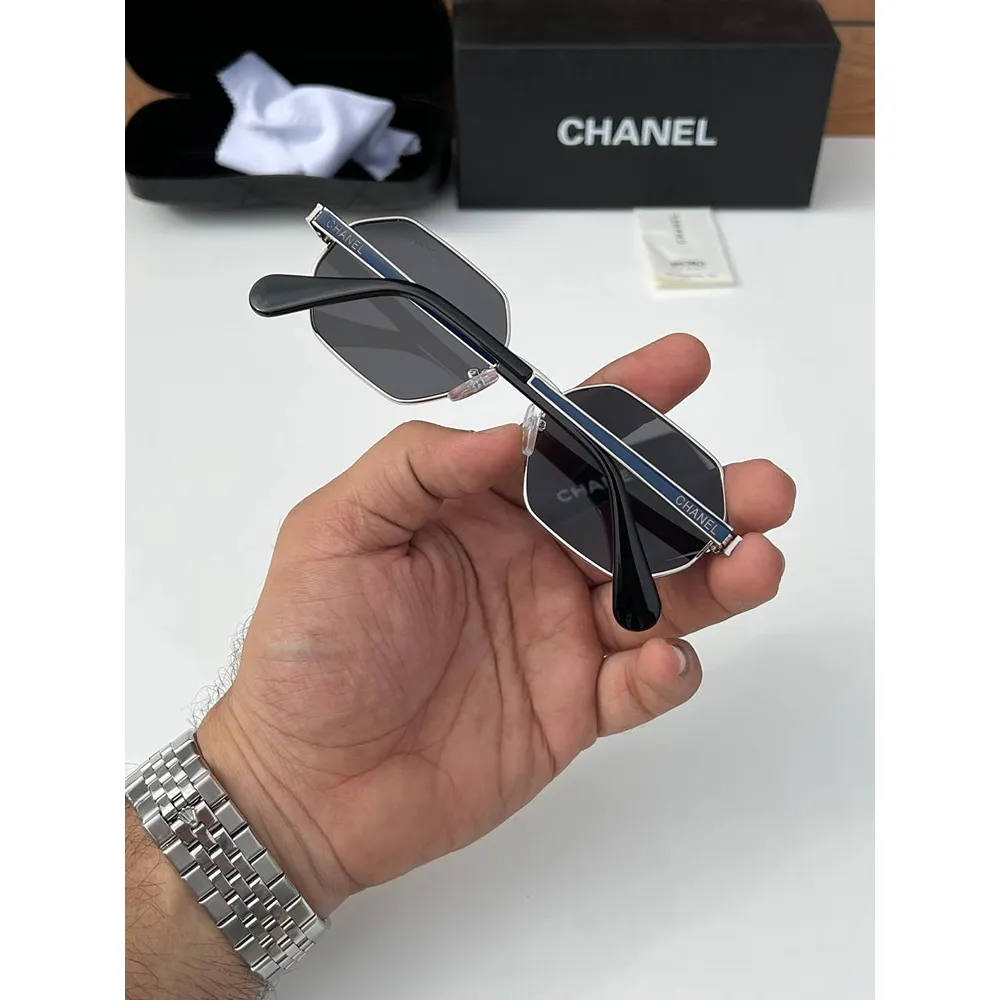 Stylish Chanel Sunglasses Silver Black (MGC103) Stylish Chanel Sunglasses Silver Black (MGC103)