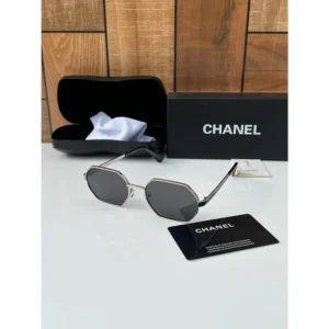 Stylish Chanel Sunglasses Silver Black (MGC103)