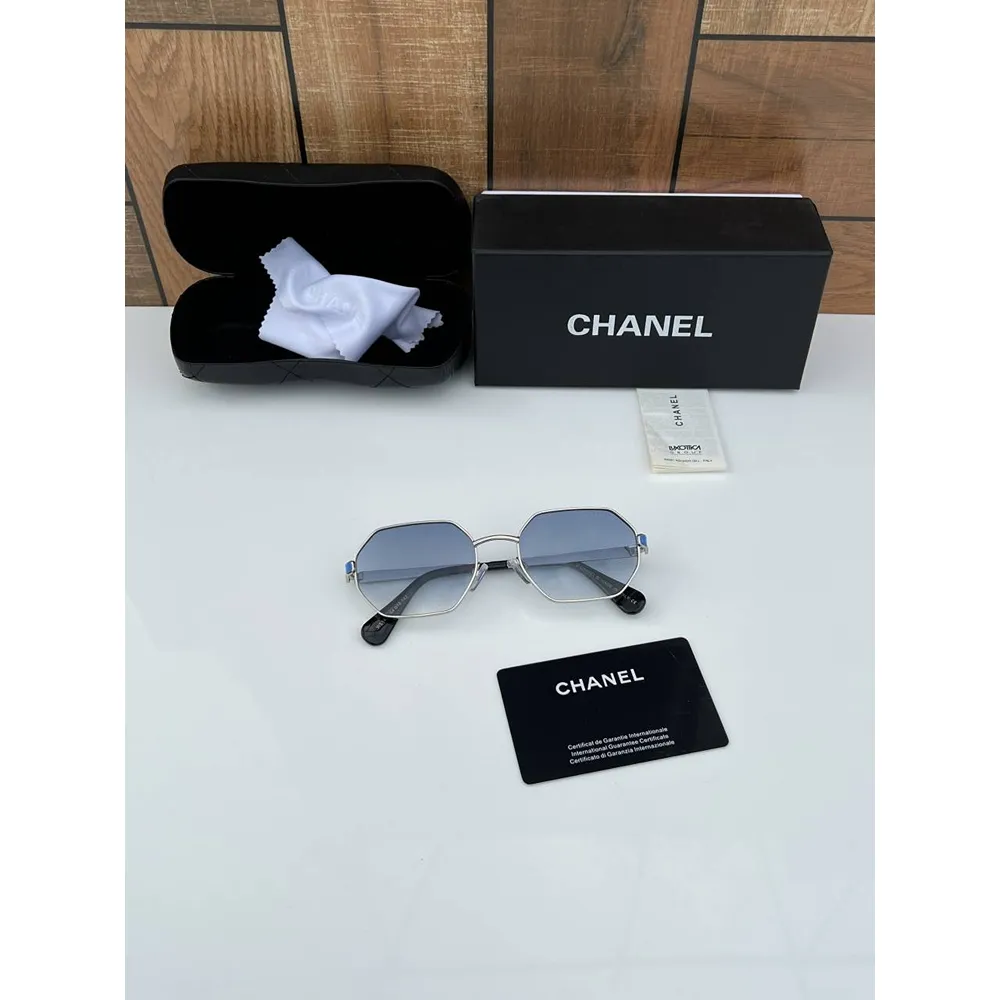 Stylish Chanel Sunglasses Silver Blue (CSO1764) Stylish Chanel Sunglasses Silver Blue (CSO1764)