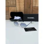 Stylish Chanel Sunglasses Silver Blue (CSO1764)