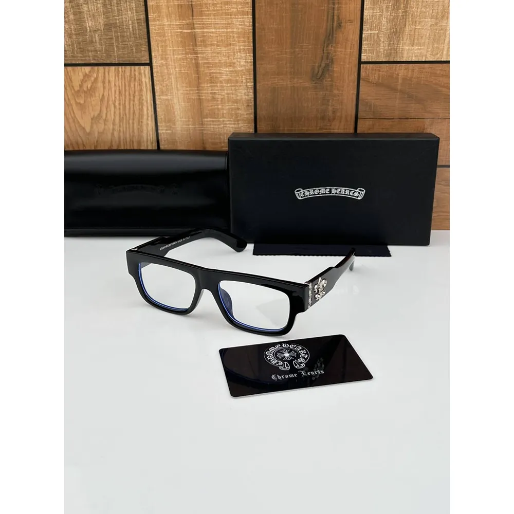 Stylish Chrome Heart Sunglasses Gold Plano (CSO1748) Stylish Chrome Heart Sunglasses Gold Plano (CSO1748)