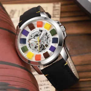 Stylish Fossil Grand Multi Skeleton Watch For Men (LAB1579)