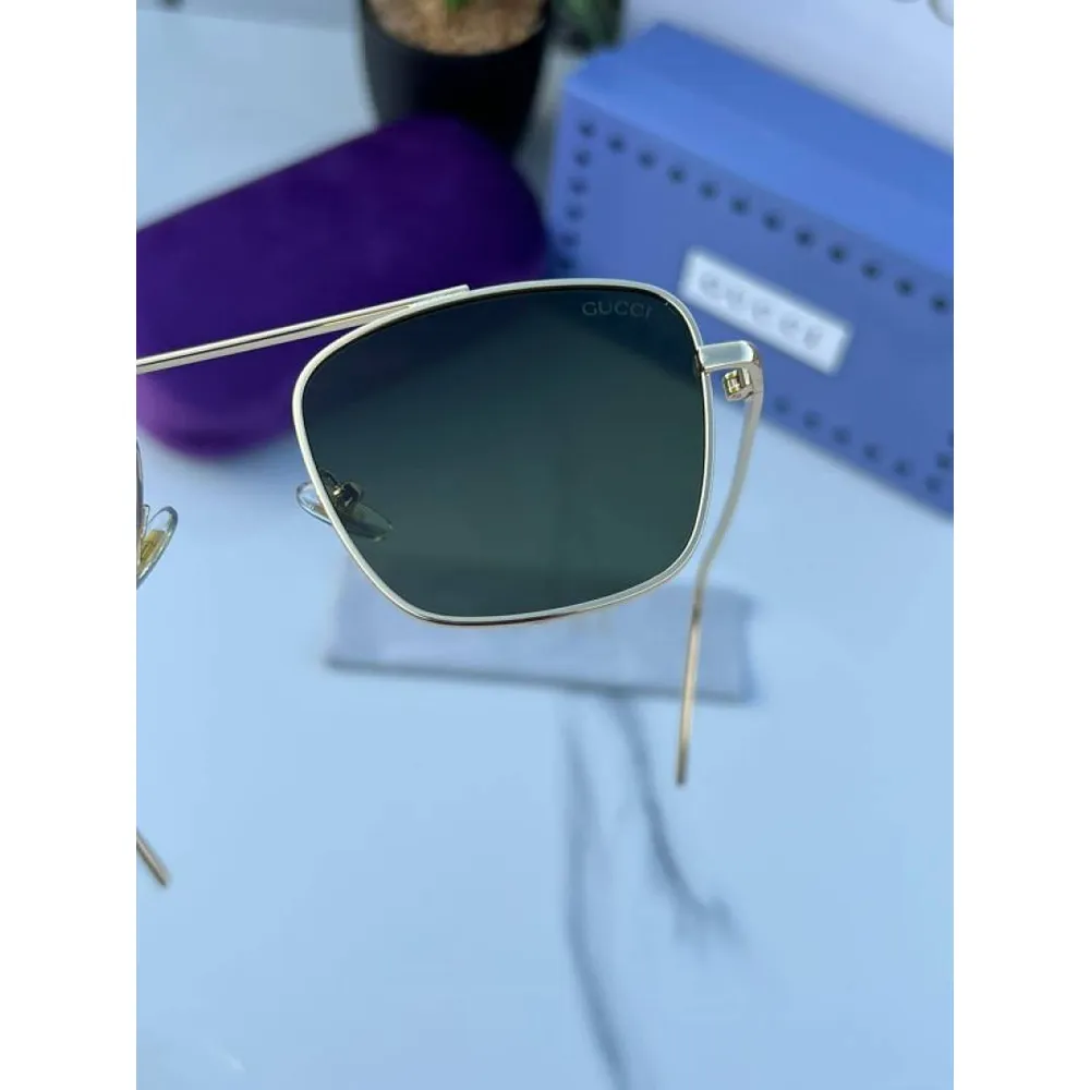 Stylish Gucci Jawan Sunglasses Golden Green (CSO1811) Stylish Gucci Jawan Sunglasses Golden Green (CSO1811)
