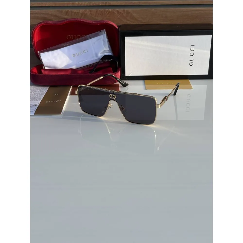 Stylish Gucci Sunglasses Golden Black (CSO1742) Stylish Gucci Sunglasses Golden Black (CSO1742)