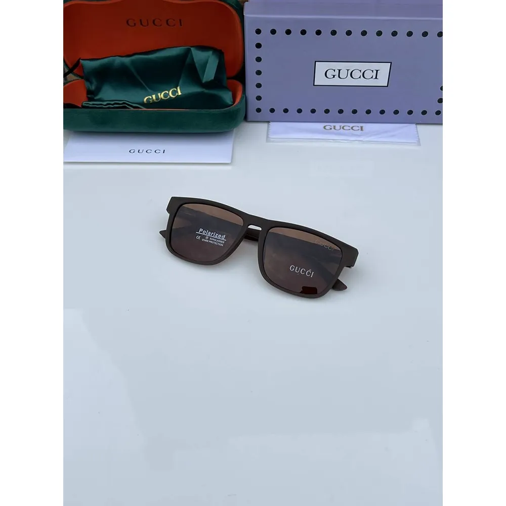 Stylish Gucci Sunglasses Matte Brown (CSO1728) Stylish Gucci Sunglasses Matte Brown (CSO1728)