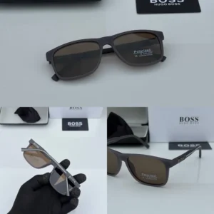 Stylish Hugo Boss Sunglasses Grey Brown (CSO1712)