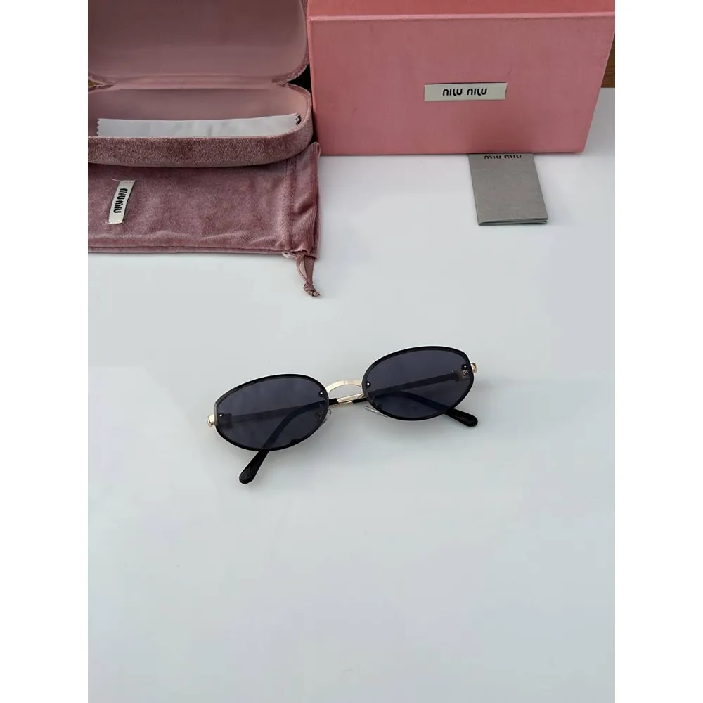 Stylish Miu Miu Sunglasses Gold Black (CSO1740) Stylish Miu Miu Sunglasses Gold Black (CSO1740)