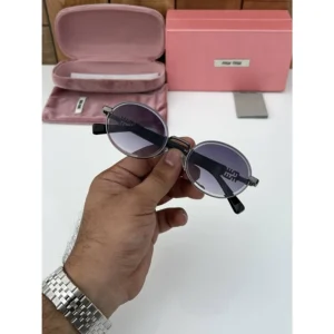 Stylish Miu Miu Sunglasses Gold Peach Brown (CSO1760)