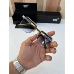 Stylish Mont Blanc Sunglasses Gold Black (CSO1724)