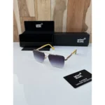Stylish Mont Blanc Sunglasses Gold Black (CSO1724)