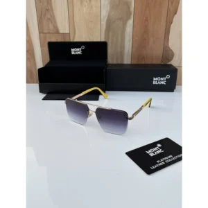 Stylish Mont Blanc Sunglasses Gold Black (CSO1724)