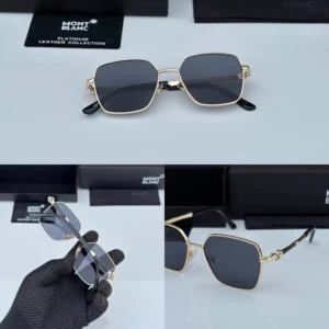 Stylish Mont Blanc Sunglasses Golden Black (CSO1814)