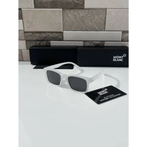 Stylish Mont Blanc Sunglasses White Black (CSO1715)