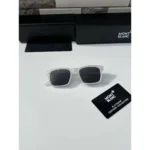 Stylish Mont Blanc Sunglasses White Black (CSO1715)