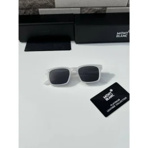 Stylish Mont Blanc Sunglasses White Black (CSO1715)