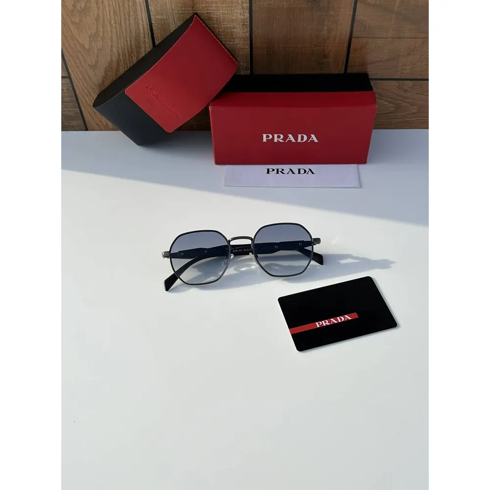 Stylish Prada Sunglasses Black Blue (CSO1813)