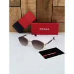 Stylish Prada Sunglasses Gold Brown (CSO1722)