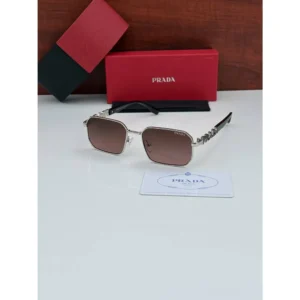 Stylish Prada Sunglasses Silver Peach (CSO1775)