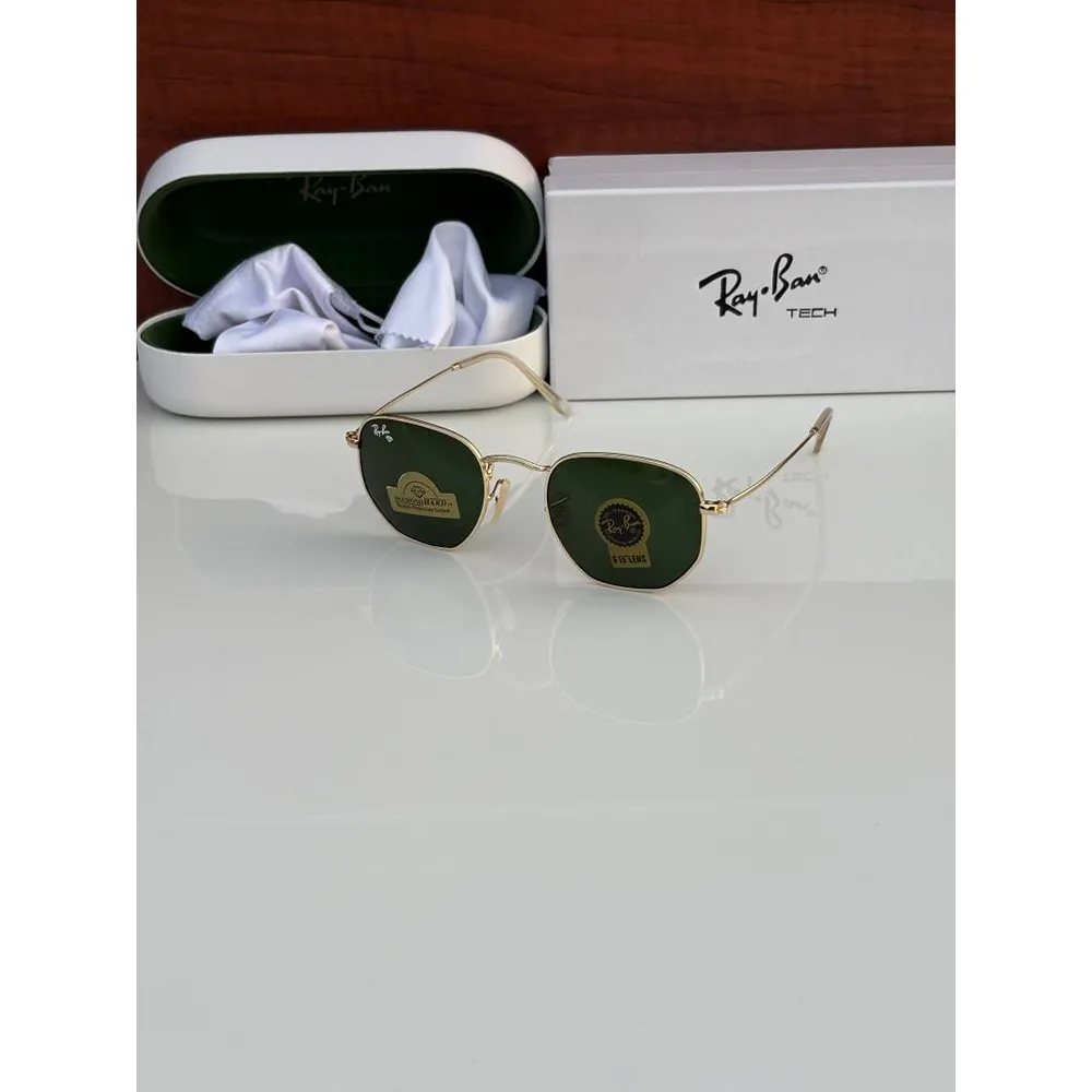 Stylish Rayban Sunglasses Golden Green (CSO1731) Stylish Rayban Sunglasses Golden Green (CSO1731)