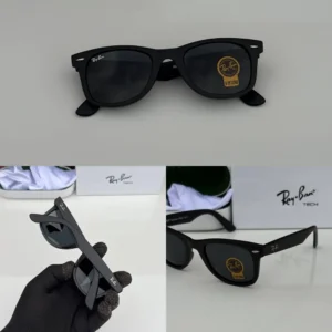 Stylish Rayban Sunglasses Matte Black (CSO1723)