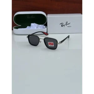 Stylish Rayban Sunglasses Silver Black (CSO1766)