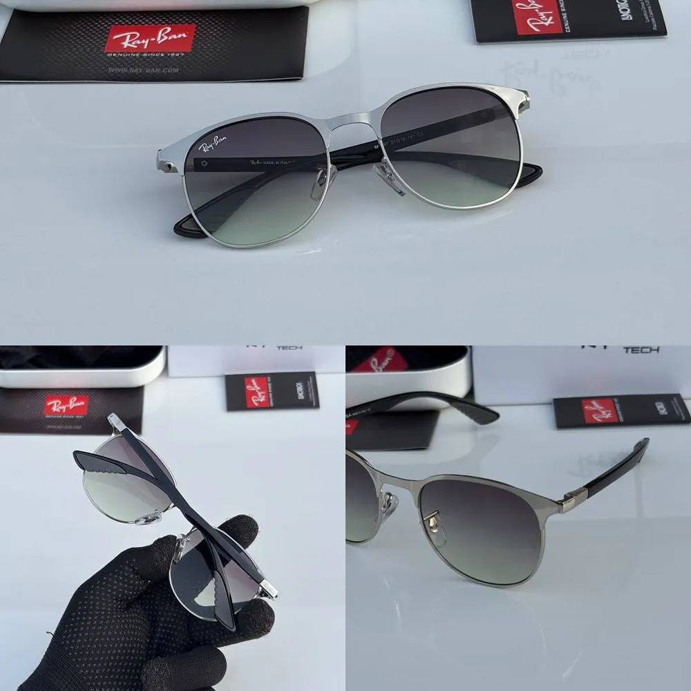 Stylish Rayban Sunglasses Silver Green (CSO1751) Stylish Rayban Sunglasses Silver Green (CSO1751)