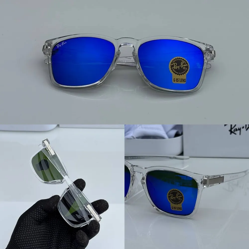 Stylish Rayban Sunglasses Transparent Blue (CSO1781) Stylish Rayban Sunglasses Transparent Blue (CSO1781)